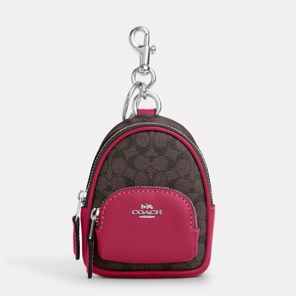 Coach Keychain Backpack Mini Bag - Picture 1 of 9